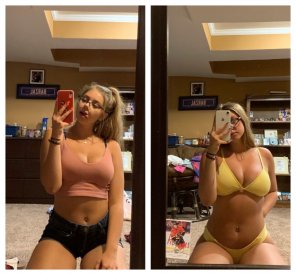 amateur pic Ok she's just showing off in the second picture..