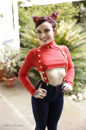 foto amadora Clothing Red Costume Cosplay 
