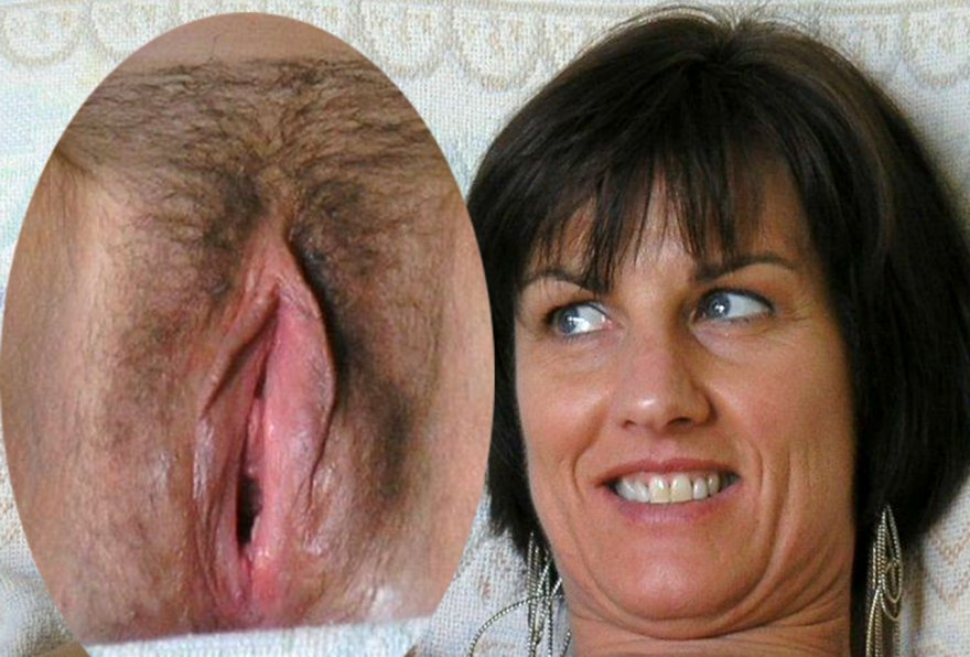 Milf face and pussy