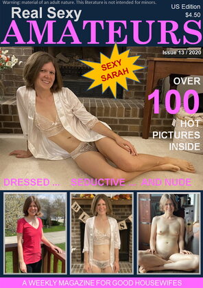 foto amatoriale Sarah Magazine Cover