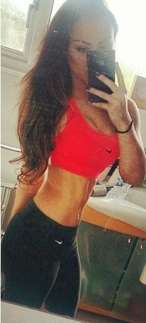 foto amateur She Works Out