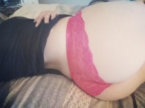 amateur pic Pink Selfie Leg Undergarment 