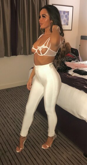 All in white