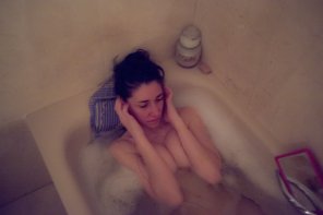 zdjęcie amatorskie In the bath