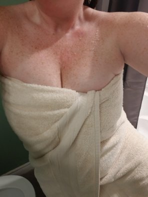 30 [f]resh out of the shower