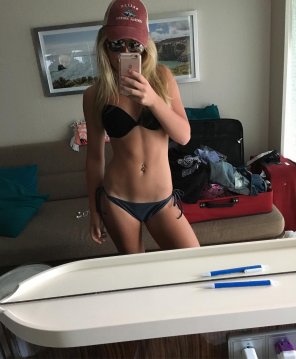 foto amateur Black bikini