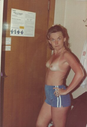 amateur photo Red hair, green eyes and a temper - circa 1980....