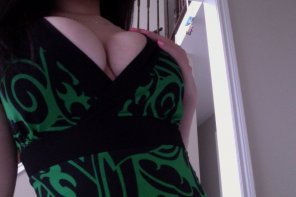 amateur pic This dress might be a bit too low cut.