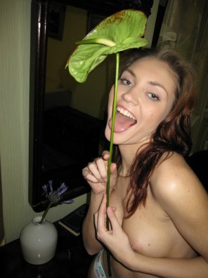 amateurfoto She really loves this plant