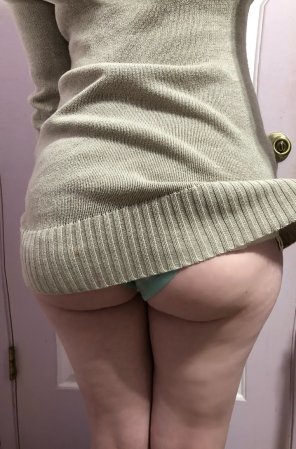 photo amateur [f]irst time going out in public with something this short, it rides up quite often...