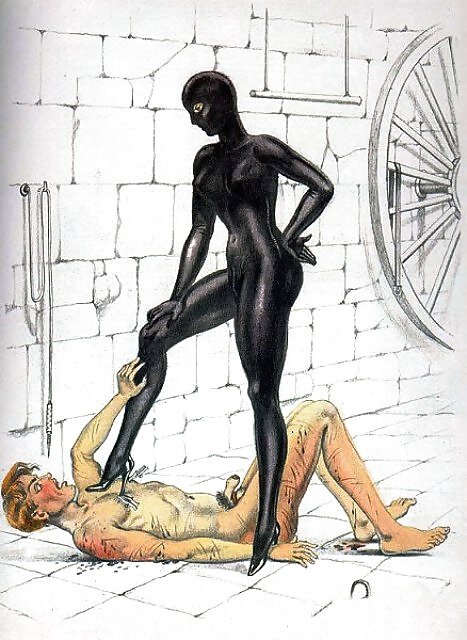 Vintage FemDom Erotic Drawings/Toons - 340_1000 Foto Porno - EPORNER