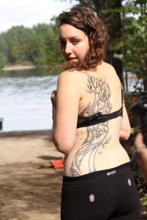 foto amadora Shoulder Tattoo Beauty Abdomen Waist 