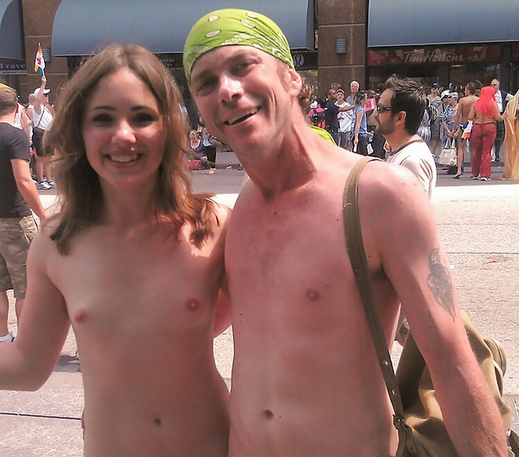 Slut Amanda naked in public (13)