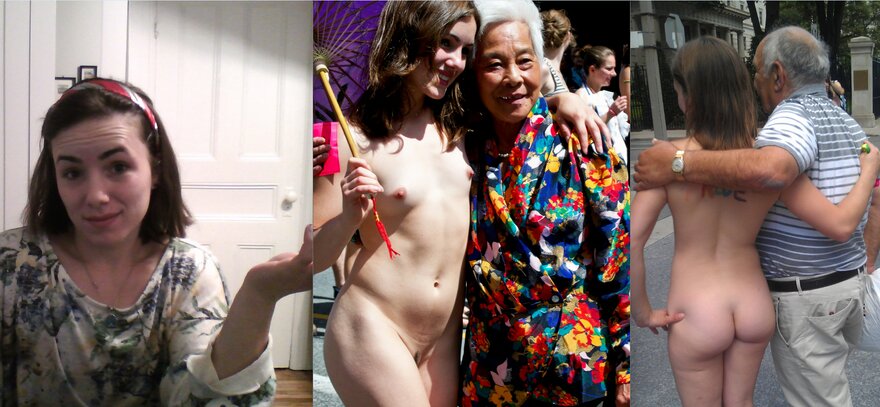 Slut Amanda naked in public (25)