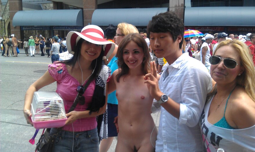 Slut Amanda naked in public (83)