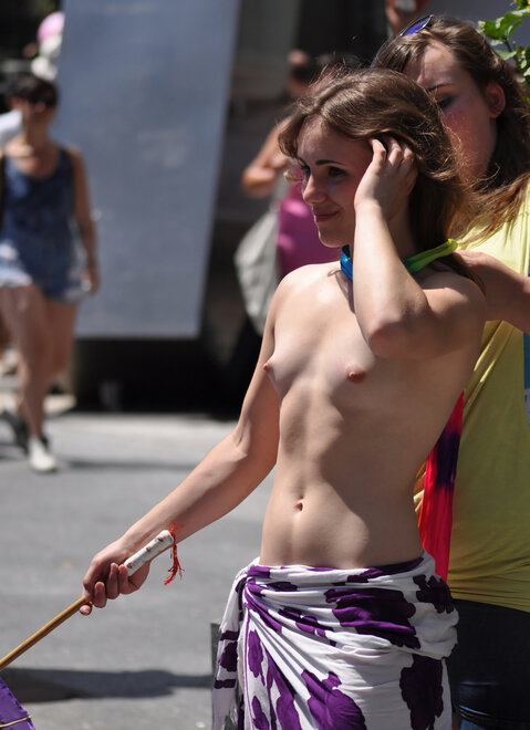 Slut Amanda naked in public (97)