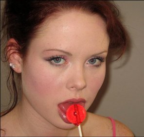 foto amatoriale I want to Lolly Pop her