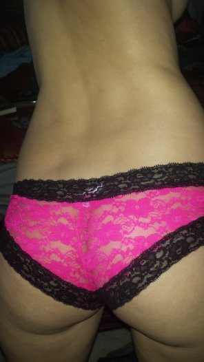 amateurfoto Pink Lacey Panties