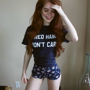 foto amateur Red Hair Don't Care