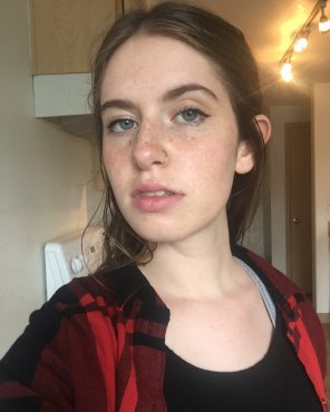 amateur-Foto Cute freckled face