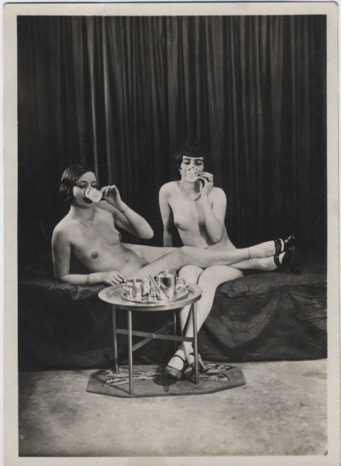 Morning tea with the girlfriend, 1930s