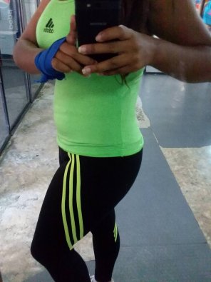 foto amadora Some extra workout. Have a good day
