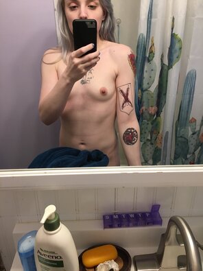 New tattoo and boobs!