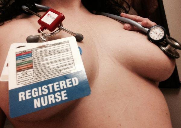 Naughty Nurse nude