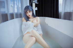 foto amateur Mixian Sama (过期米线线喵) - 浴缸 (8)