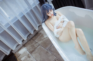 foto amatoriale Mixian Sama (过期米线线喵) - 浴缸 (9)