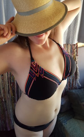 foto amateur How do you like my new bikini?