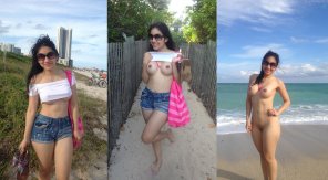 foto amateur Arab Beach Bunny