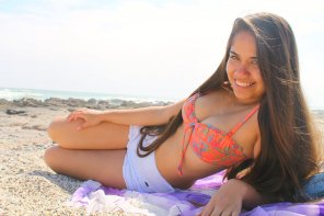 foto amadora At the beach