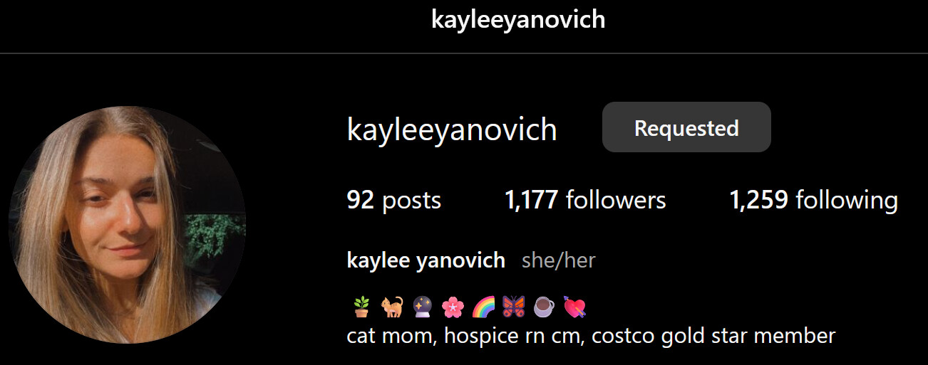 amateur photo 2023-12-17 11_28_04-kaylee yanovich (@kayleeyanovich) • Instagram photos and videos — Mozilla Firefo