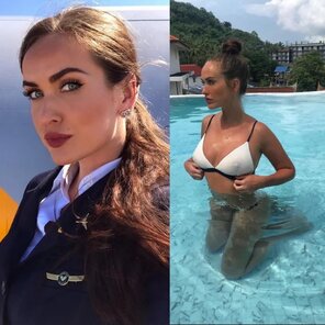 foto amateur Flight Attendants 00389