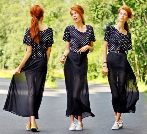 photo amateur Clothing Dress Polka dot Fashion Pattern 