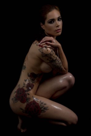 foto amadora Tattoo Skin Beauty Art model 