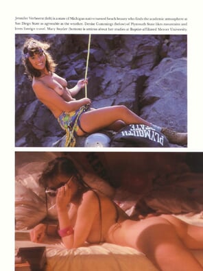 foto amatoriale Playboys College Girls Magazine 1988-060