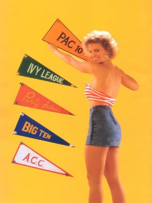 zdjęcie amatorskie Playboys College Girls Magazine 1988-114