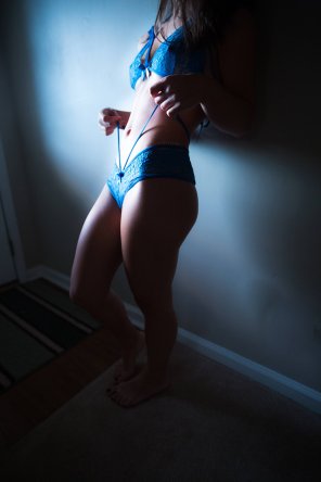foto amadora One Picture [F]rom My Blue Lace Photoshoot!