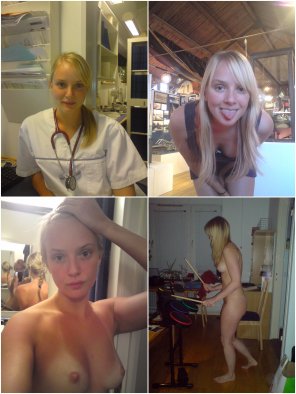 amateur pic Danish Nurse