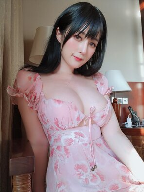 photo amateur Baiyin811 (白银81) - Pink Dress (14)