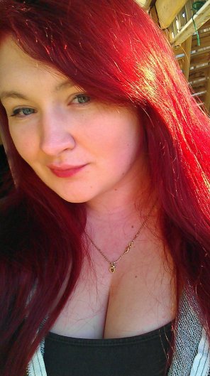 amateur-Foto My red hair looked so dark last night, so I took a better picture for you ;)