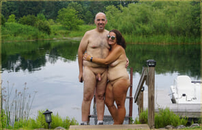 アマチュア写真 Amateur Couple Missy and George Outdoor Fun