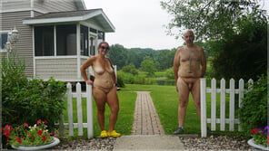 zdjęcie amatorskie Amateur Couple Missy and George Outdoor Fun