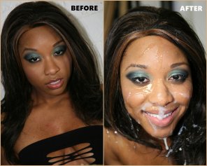 amateur pic Imani Rose - CumBang - Before & After