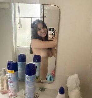 zdjęcie amatorskie Nudes mirror selfie