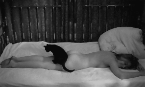 foto amadora Black kitty...