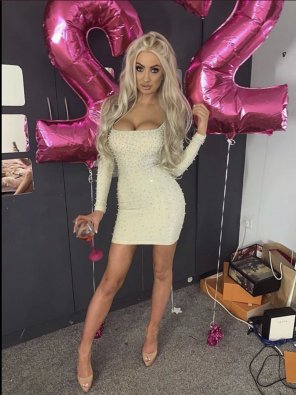 foto amateur Babe at her birthday