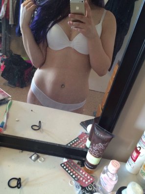 amateur pic My gf in white